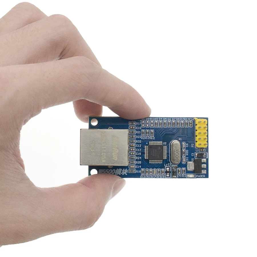W5500 сетевой модуль Ethernet аппаратное TCP/IP 51/STM32 микроконтроллер программы по W5100