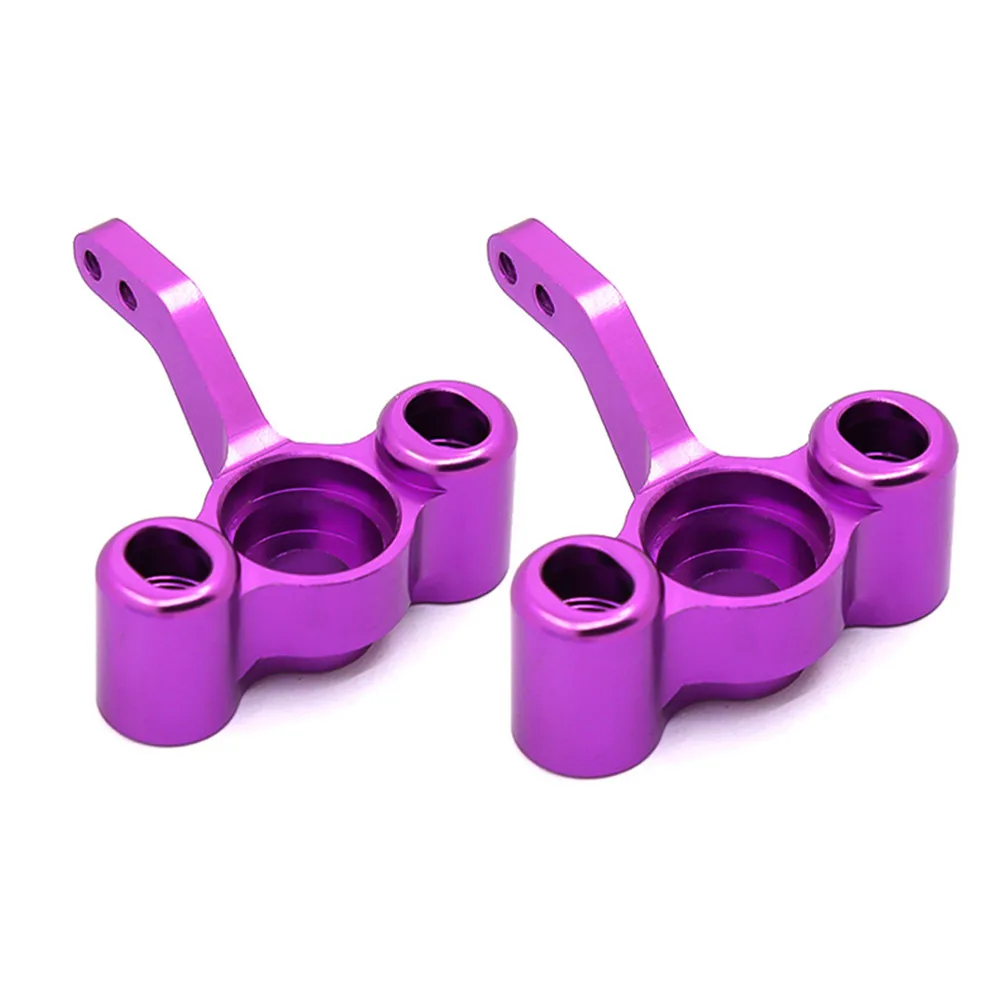 

2pcs Metal Front Steering Cup Replacement Steering Hub Carrier for 1/10 HSP 94122 94188 94144 94155 RC Car Parts