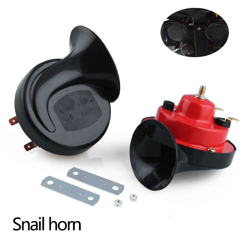 Громкий двухтоновый автомобильный Рог улитки универсальный Электрический