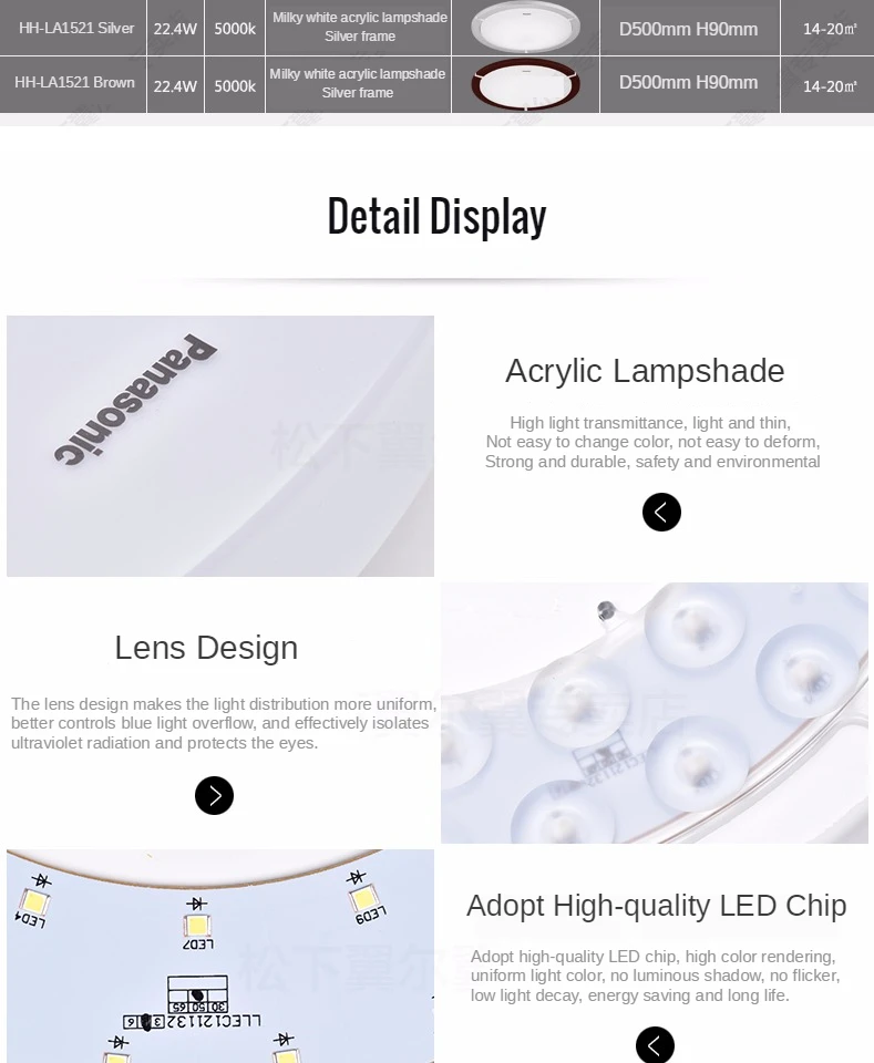 Потолочный светодиодный светильник Panasonic лампа для дома коридора входа балкона