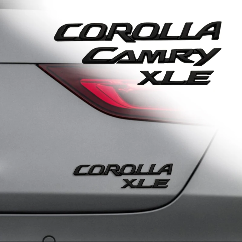 Автомобильная наклейка металлическая эмблема Наклейка для Toyota Camry Corolla XLE GR Sport TRD