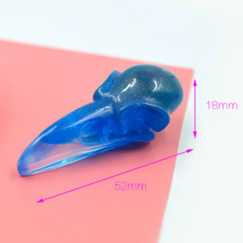 3D Ворон Череп Силиконовая Форма Птица Скелет голова форма ворона Хэллоуин