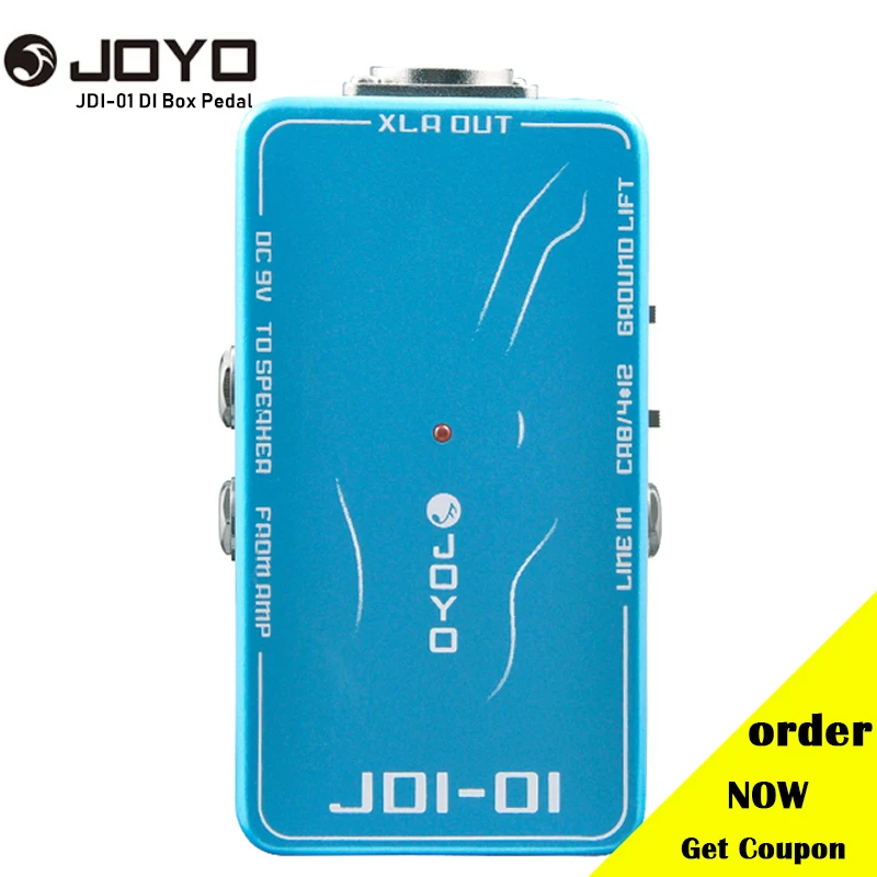 JOYO JDI-01 DI Box пассивный прямое Amp моделирование эффект гитарной педали