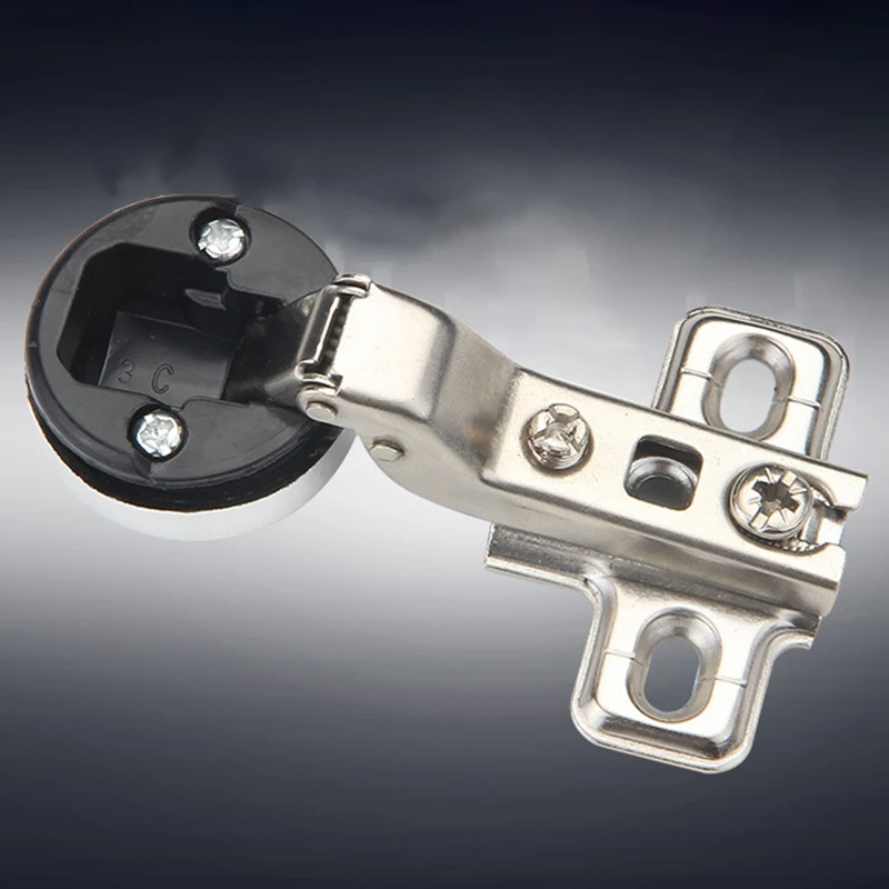 

2pcs Hinge W/ Cover Folding For Kitchen Cupboard Door Glass Cabinet Hinges Set