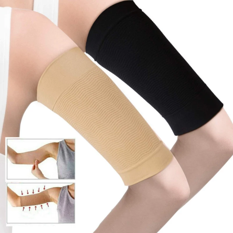 

1pair Arm Sleeves Weight Loss Thin Legs for Women Shaper Thin Arm Calorie Off Fat Buster Slimmer Warmer Wrap Belt Arm Warmers