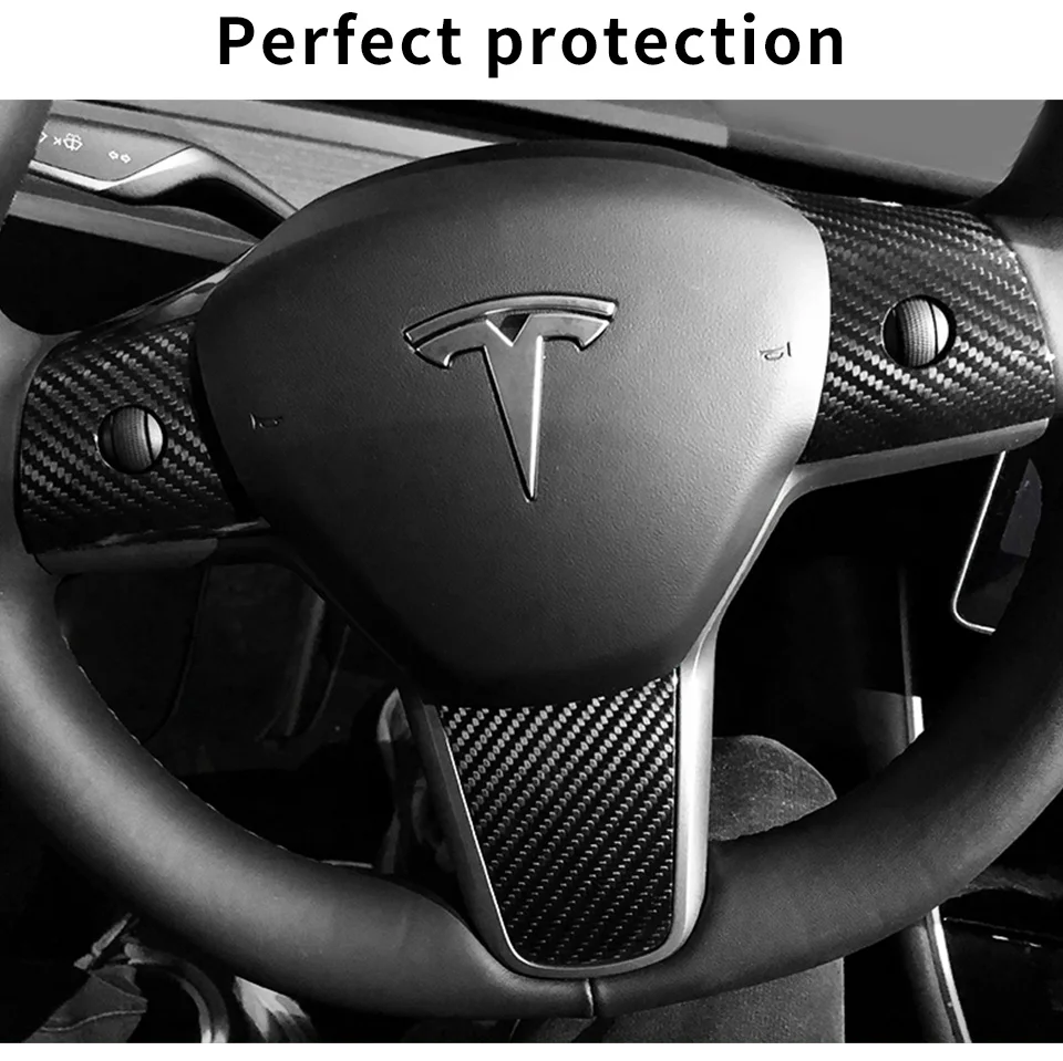 Накладка на руль для Tesla модель 3 аксессуары/автомобильные аксессуары модель 3 tesla три tesla модель 3 карбон/аксессуары