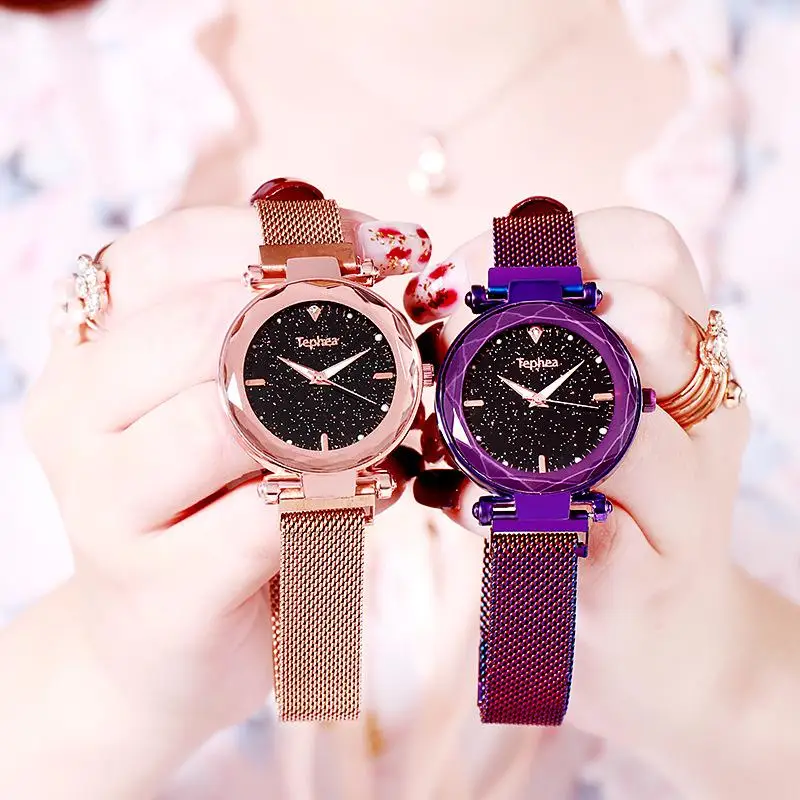 Новые женские часы модные Relogio Feminino розовое золото роскошные для женщин