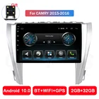 Автомагнитола на Android 10, 2 Гб, с видеоплеером, GPS-Навигатором, видеоплеером, для Toyota Camry 2015, 2016, 2017