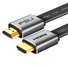 FSU HDMI-HDMI кабель 4K V2.0 Slim для HD TV, компьютера, ноутбука, PS4, проектора, 0,5 м, 1 м, 1,5 м, 2 м, 3 м, 5 м, поддержка 3D Ethernet