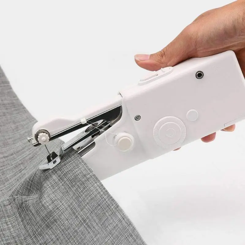 Мини портативные Швейные машины портативные DIY рукоделие батареи рукоделие беспроводные ткани электрическая швейная машина