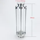 Длинная стеклянная башня для смотрового прицела OD64 2 дюйма (51 мм), длина 300 мм, Сантехнический фитинг SS304