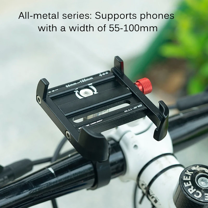 

Bike Motorcycle Phone Holder 360 Rotatable Handlebar Bicycle Phone Holder Rearview Mirror Mobile Cell Phone Stand Holder