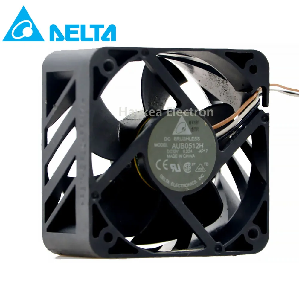 

For delta AUB0512H 5025 5CM 50X50X25MM DC 12V 0.22A Projector cooling fan