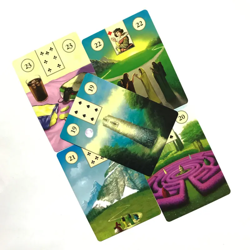 38 шт. языческие карты Lenormand Oracle полные английские оракула для гадания Карты Таро и