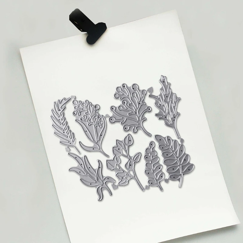 

T8NA Large Leaves Metal Cutting Dies Stencil DIY Scrapbooking Album Paper Card Template Mold Embossing Craft Decoration