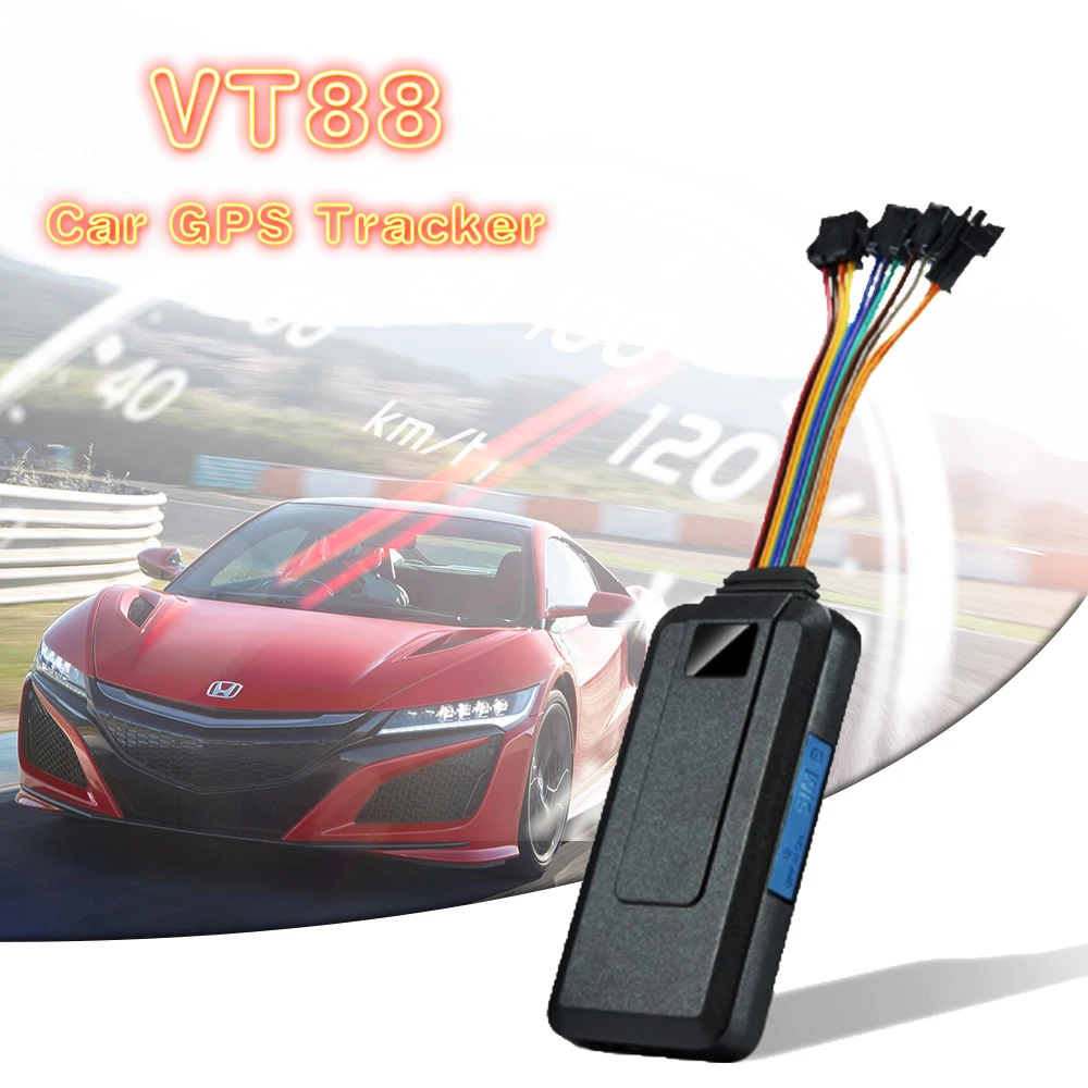 VT88 высокое качество 2G маленький GPS автомобильный трекер для транспортного