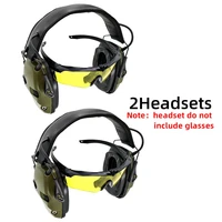 tactical hunting headphone electronic shooting earmuffs anti noise enhanced headset professional glasses earmuffs foldable