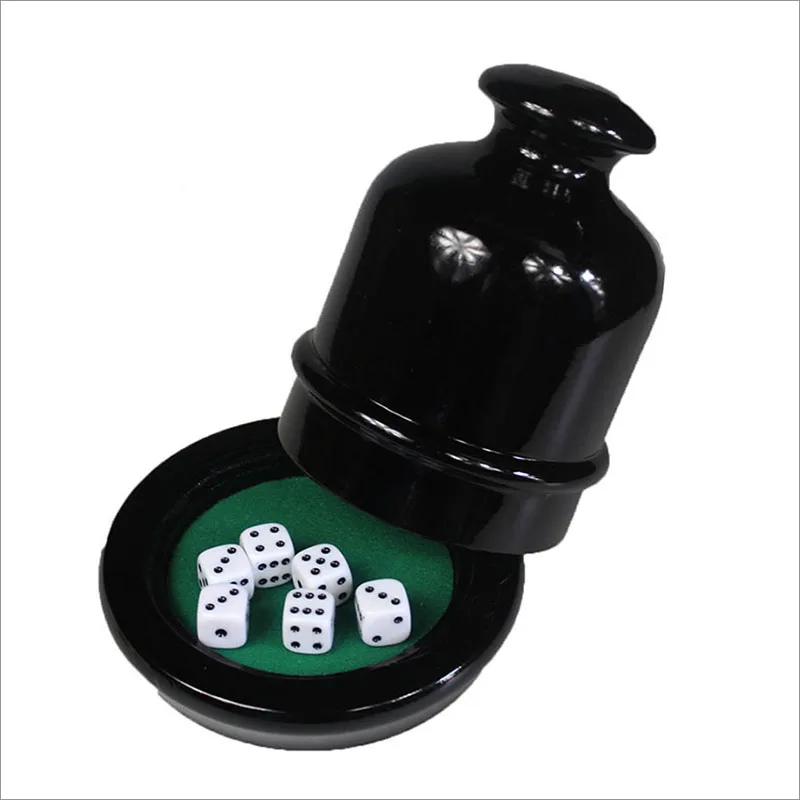 Деревянные игральные кости чашка Sic bo игра ручной большой кости чашка