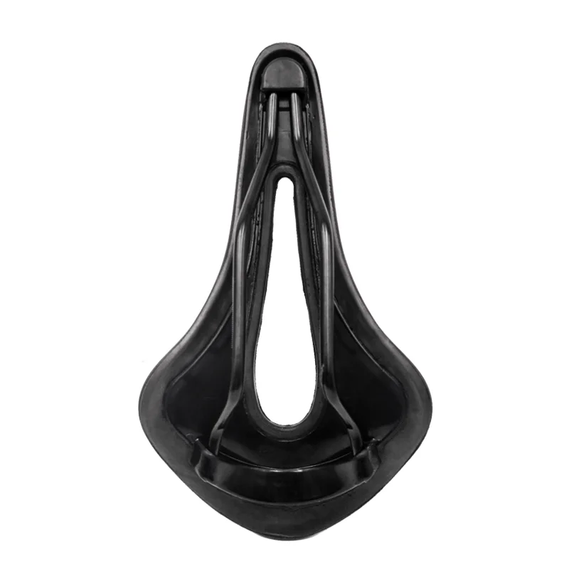 Ultralight Bicycle Saddle Hollow One-Piece PU Leather Racing Shockproof Front Seat Mat For Men Women Cycling MTB Bike Cushion | Спорт и