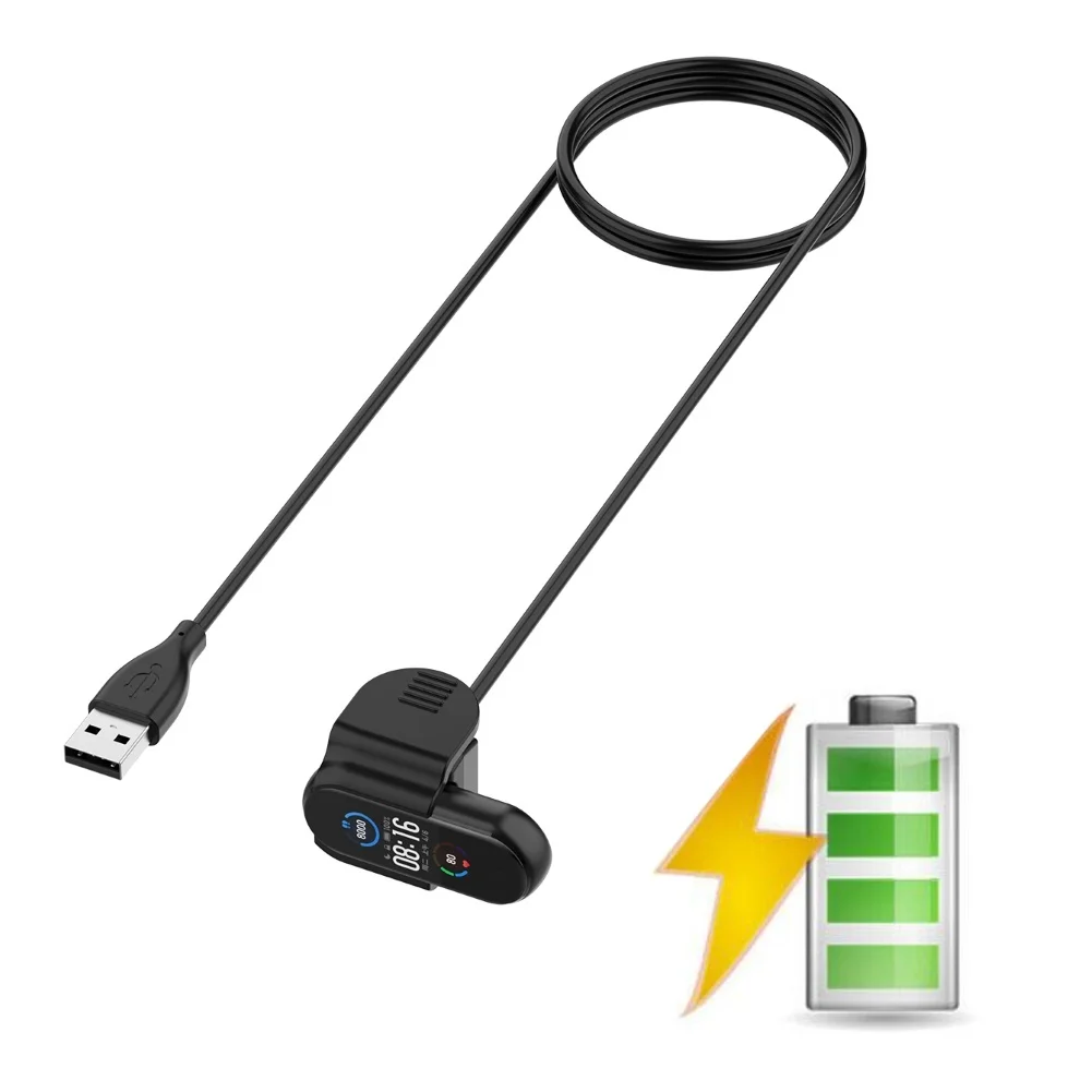 USB кабель для зарядки шнур с зажимом док станция адаптер быстрой Xiaomi Mi Band 5 Band5