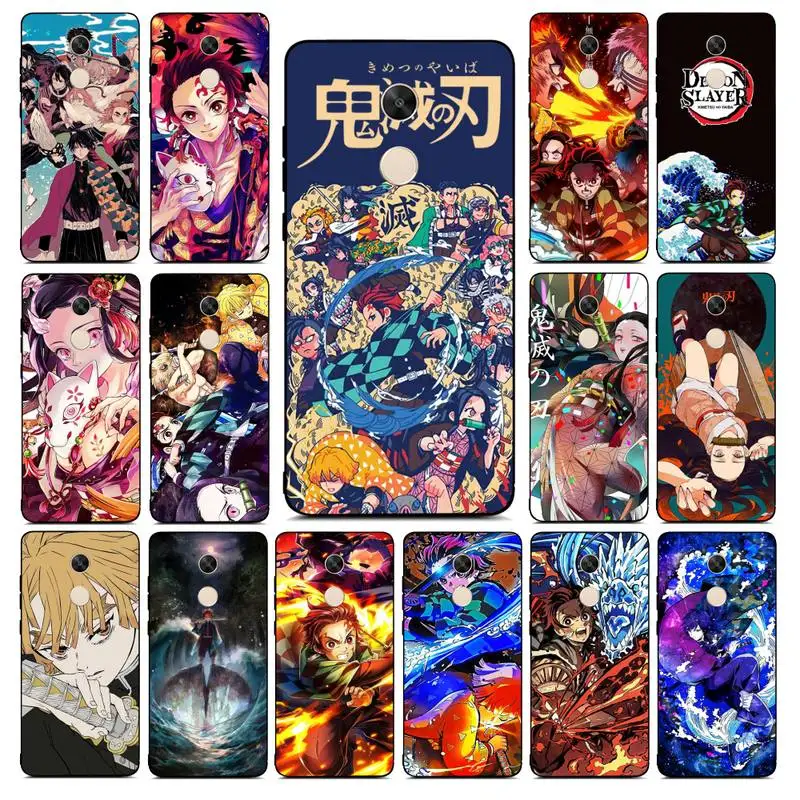

Babaite Cartoon Japan Anime Demon Slayer Phone Case for Redmi Note 8 7 9 4 6 pro max T X 5A 3 10 lite pro