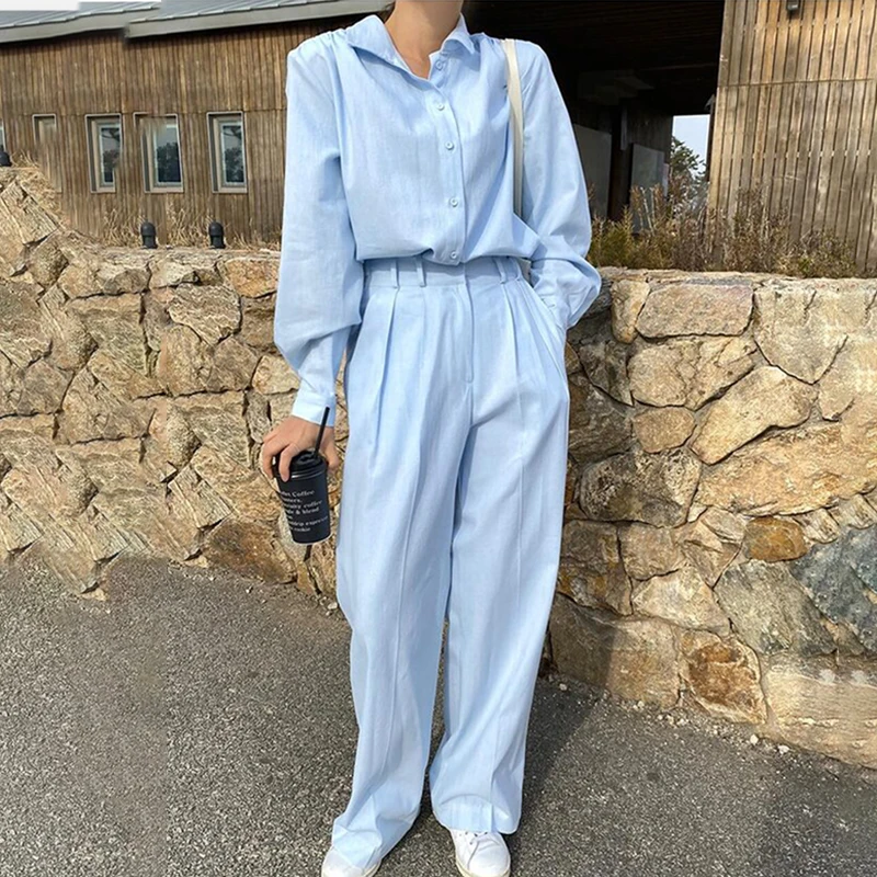 

Shirt + suit pants suit