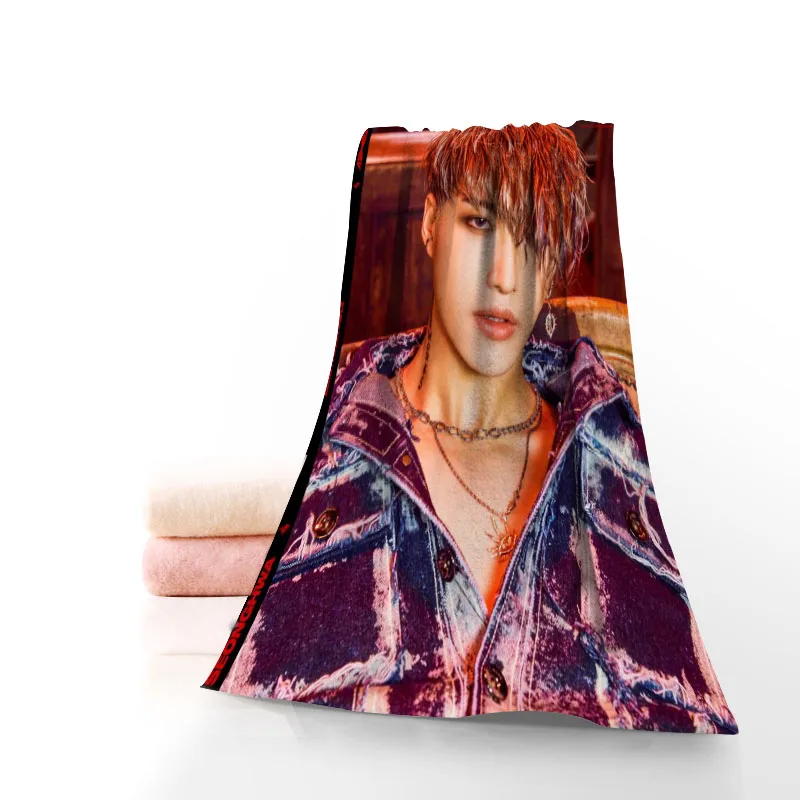 

Изготовленная на заказ банная мочалка KPOP Ateez Seonghwa, домашний текстиль, путешествия, ткань из микрофибры, полотенца для ванной, размер 35x75 см