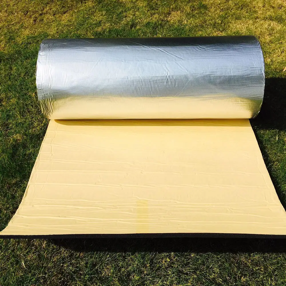 

10mm Car Truck Heat Sound Deadener Insulation Mat Noise Sound Insulation Cotton Car Styling Self Sticking Tape 50*200cm