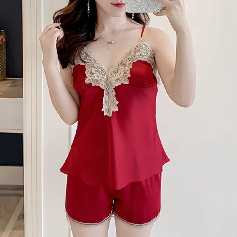 4 шт женские шелковые пижамы наборы кружева халат банные халаты невесты белье