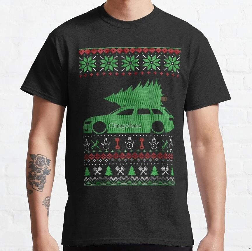 Мужская футболка A6 S6 RS6 4G Avant Рождественский уродливый свитер рождественские