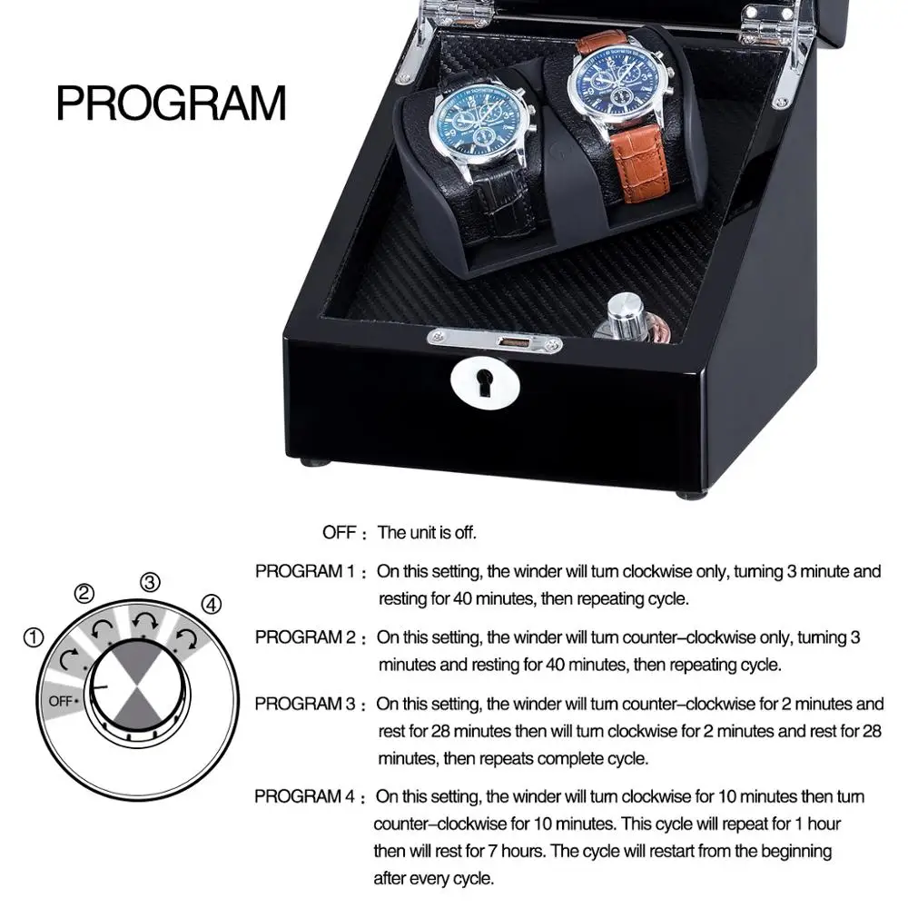 С автоматическим заводом часов держатель дисплей для механических Мини Мотор