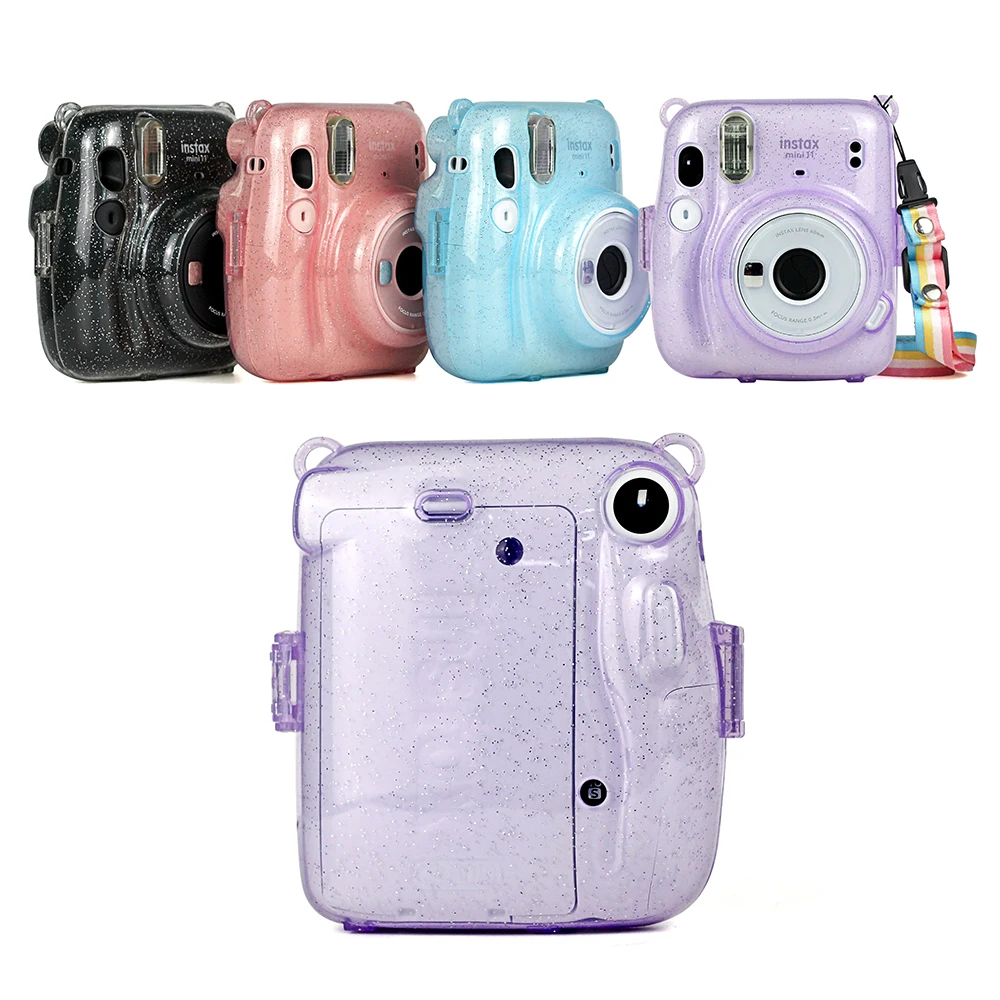 Для Fujifilm Instax Mini 11 сумка для камеры с мгновенной пленкой кристально жесткий чехол