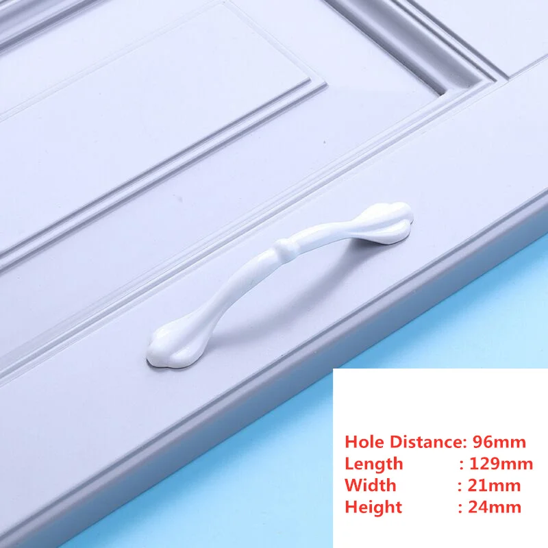 

Ручки для шкафов Simplicity Fuji White алюминиевые