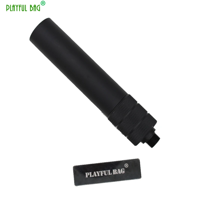 Muffler and Adapter Игривый мешок CS водяной пулевой пистолет SLR снижение глушитель украшения переоборудованные Готовые Аксессуары передняя трубка украшения MI99 - Цвет: Muffler and Adapter