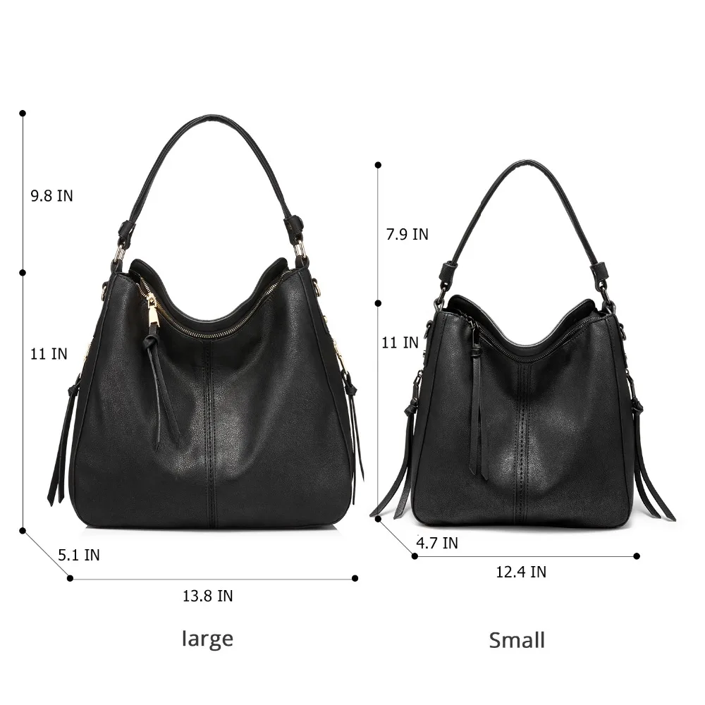 REALER женские сумки из искусственной кожи Вместительные на плечо высокого