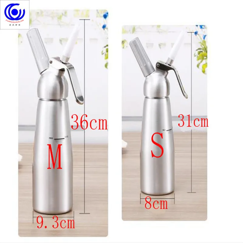 Алюминиевый пистолет для вспенивания крема диспенсер свежих цветов с