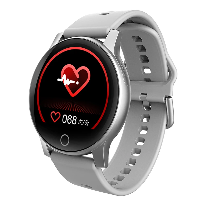 Серебристый Новые смарт-часы для мужчин ЭКГ+ PPG Bluetooth 5,0 браслет сфигмометр трекер активности для Android huawei Honor телефон подарок умные часы - Цвет: Серебристый