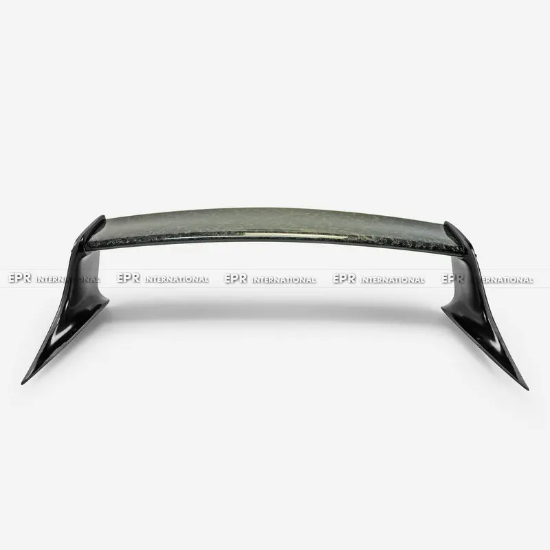 

For Toyota 93-98 Supra MK4 JZA80 TRD Style Rear Trunk Spoiler Forged Carbon Fiber Blade with Fiber Glass Leg Splitter Set