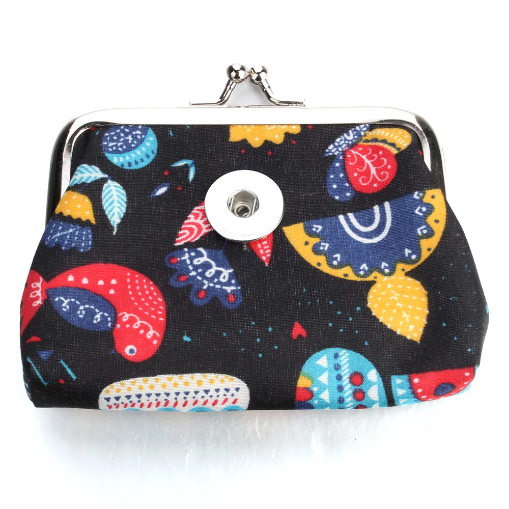 Новые ювелирные изделия с застежкой 18 мм Мультяшные Кошельки для монет маленькие