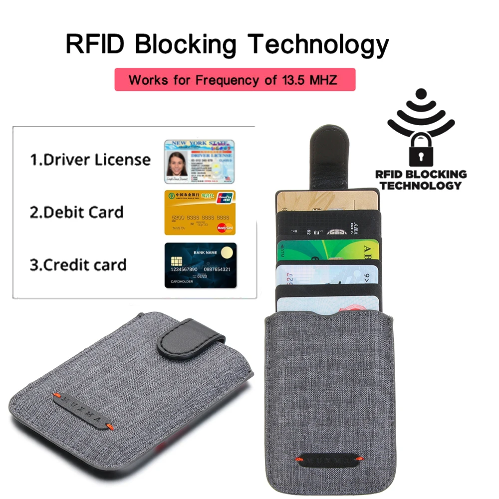 Универсальная сумка для карт с RFID защитой|Держатели и пропусков| |