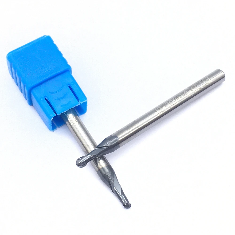 1 шт. R1.25XD4X50L 2 Фрезы с ЧПУ Фрезерный резак HRC50 Вольфрамовая сталь шариковый нос