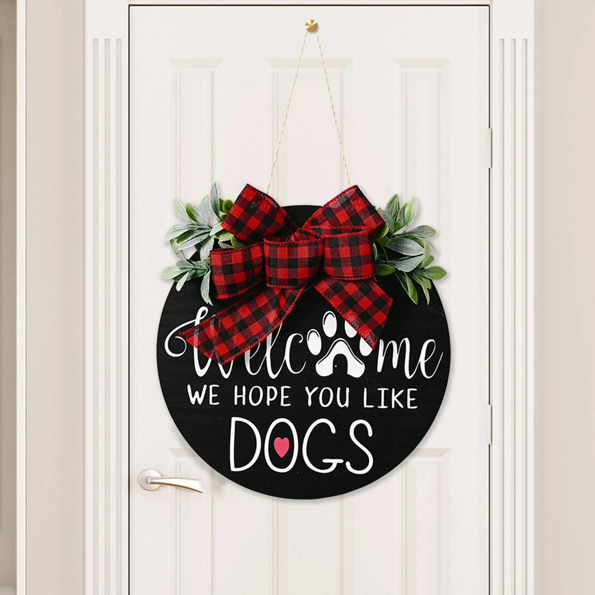 

Круглый приветственный знак, подвеска для входной двери с бантом, приветственная дверь, крыльцо, декор для стен, венок для входной двери, сва...