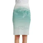 Женская юбка-карандаш KYKU, винтажная повседневная юбка с рождественским принтом, в виде снежинок, весна-лето