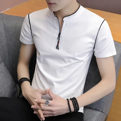 

Men's casual short-sleeved t-shirt wild clothes tide 7213