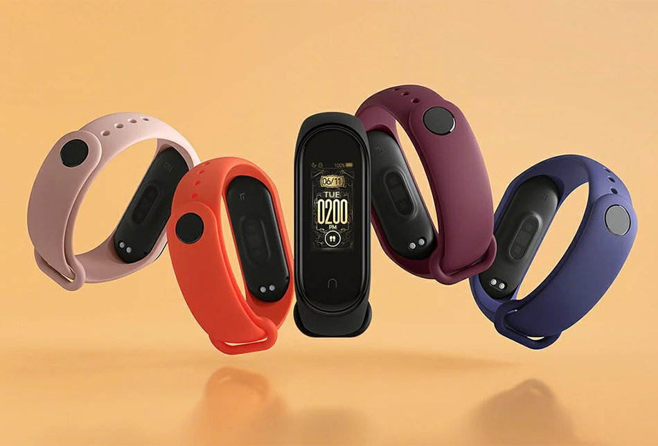 Оригинальный Смарт-браслет Xiaomi Mi Band 4 в наличии цветной экран Miband 3 пульсометр