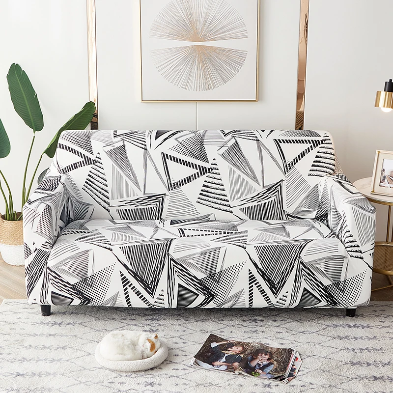 

Cross Pattern Elastic Sofa Cover Stretch All-inclusive Sofa Covers for Living Room Couch Cover Loveseat Sofa Slipcovers