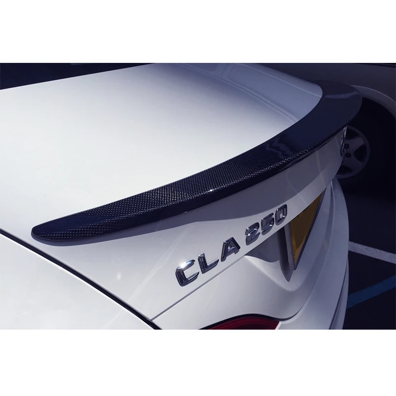 Задний спойлер из углеродного волокна w117 C177 cla250 260 Mercedes cla45 amg стильный для benz 2013 ~