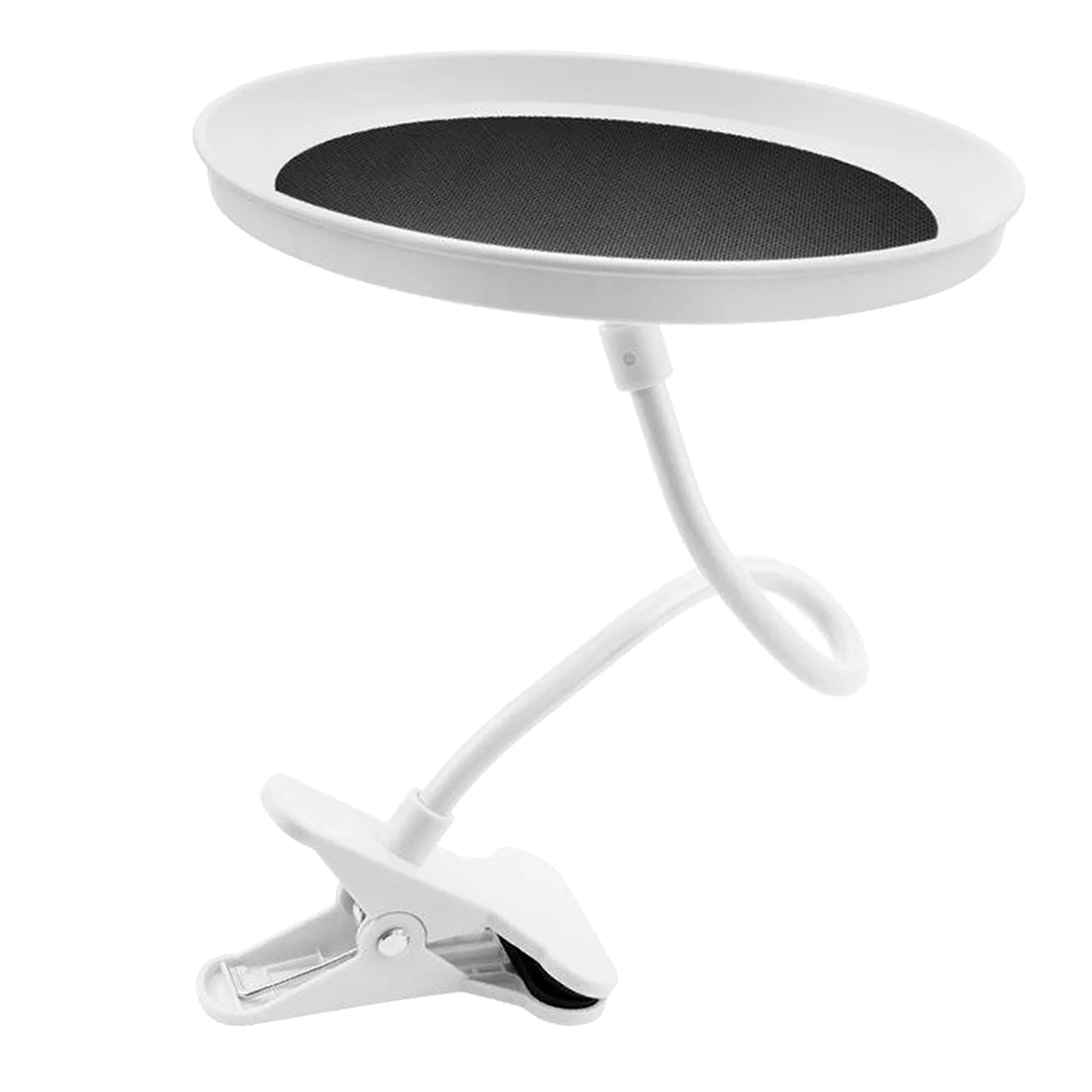 

White Car Table Cup Holder Drink Coffee Organizer Accessories Food Tray