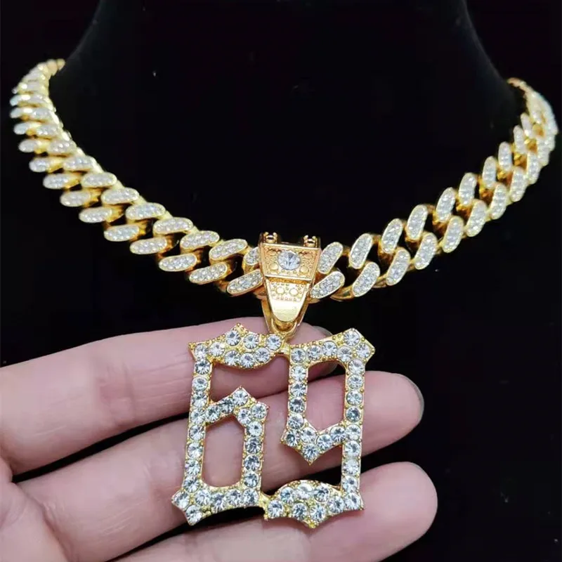 Ожерелье с кулоном в стиле хип-хоп унисекс