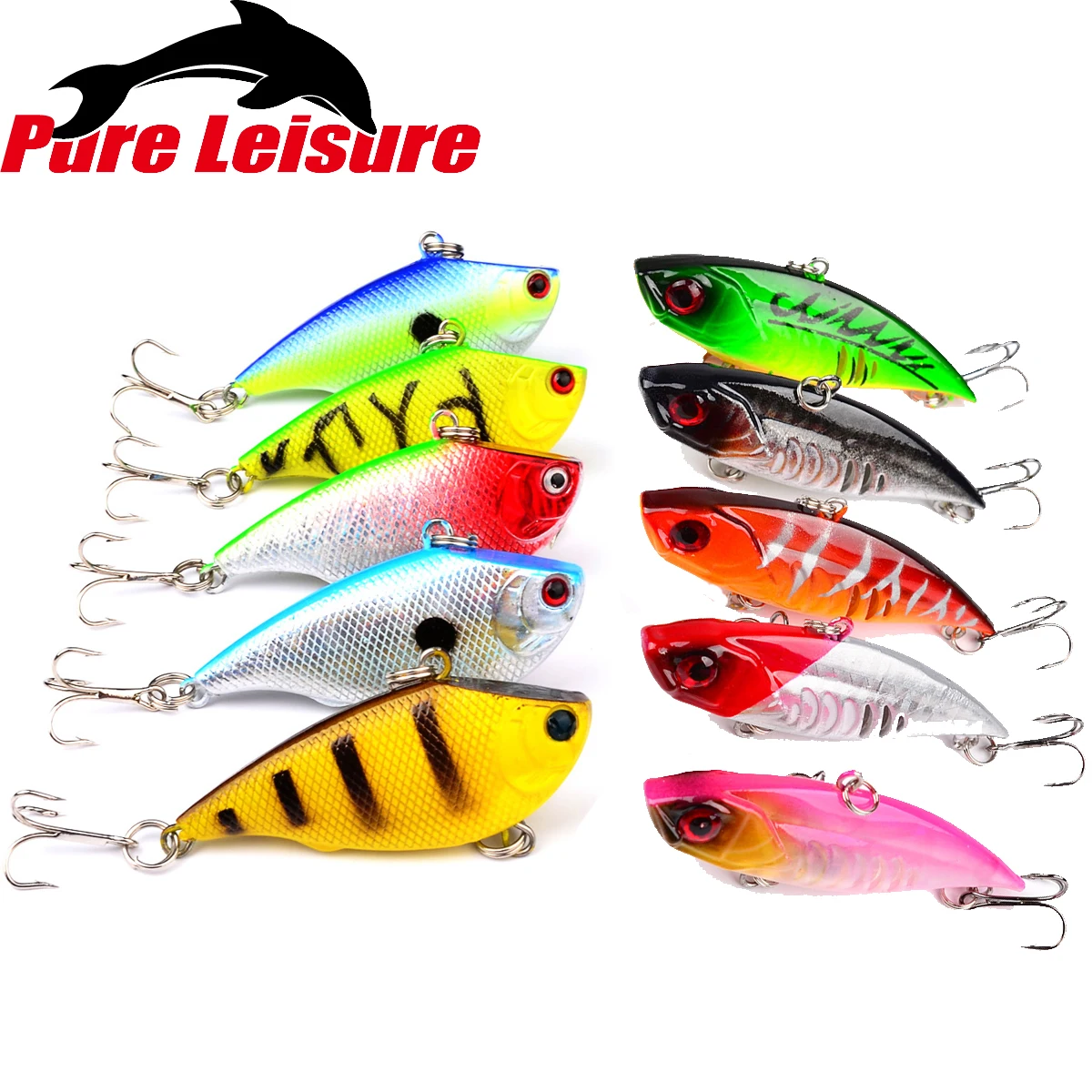 PureLeisure Peche Leurre Souple Cebo VIB рыболовные приманки набор Crankbait искусственная рыболовная